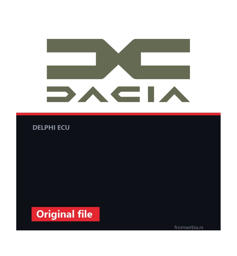 Dacia Duster original ECU file