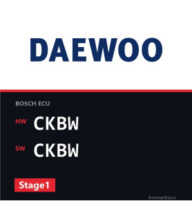 Daewoo Nuberia CKBW CKBW Stage1 tuning file