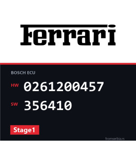Ferrari 348 0261200457 356410 Stage1 tuning file