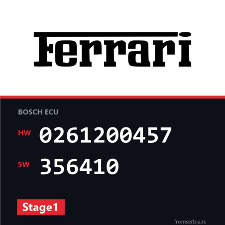Ferrari 348 0261200457 356410 Stage1 tuning file