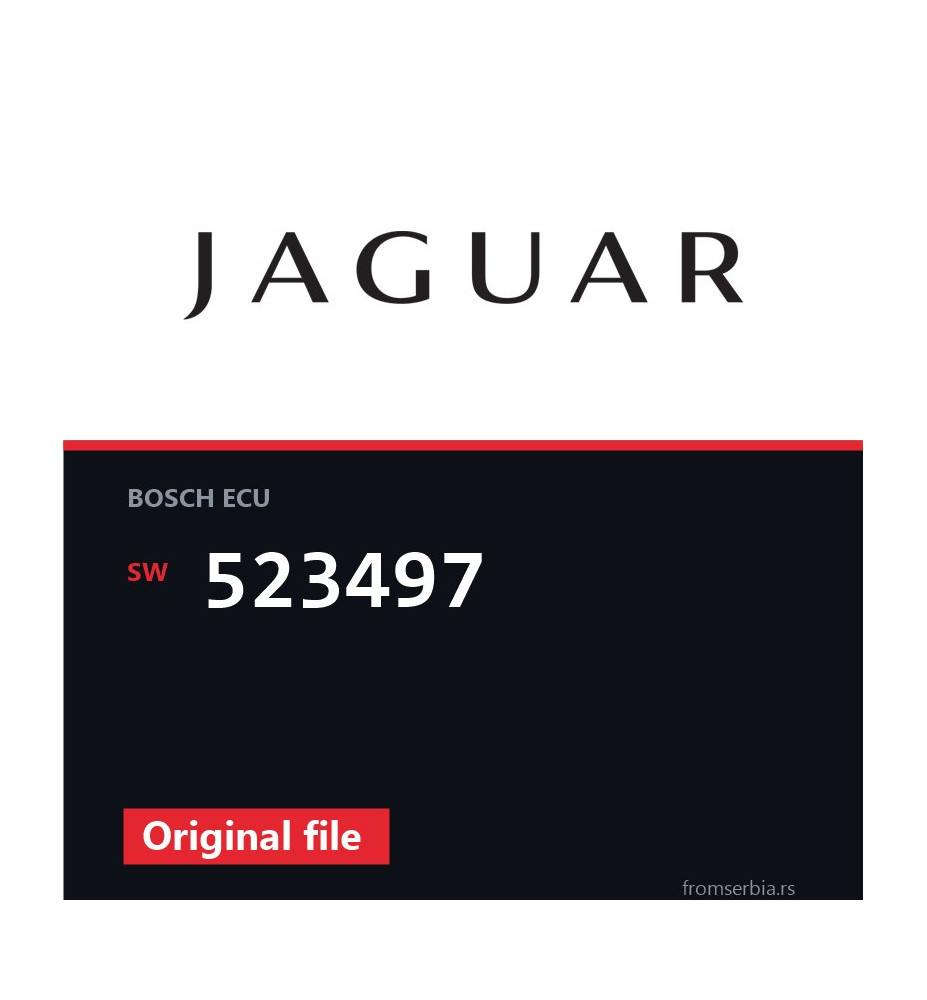 Jaguar XF 523497 original ECU file