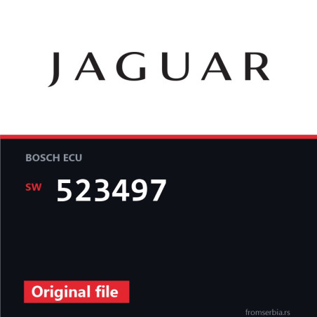 Jaguar XF 523497 original ECU file