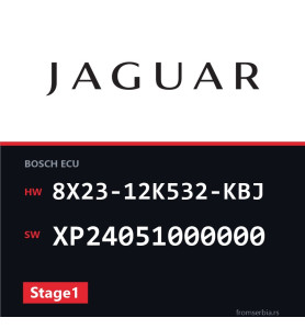 Jaguar XF 8X23-12K532-KBJ XP24051000000 Stage1 tuning file