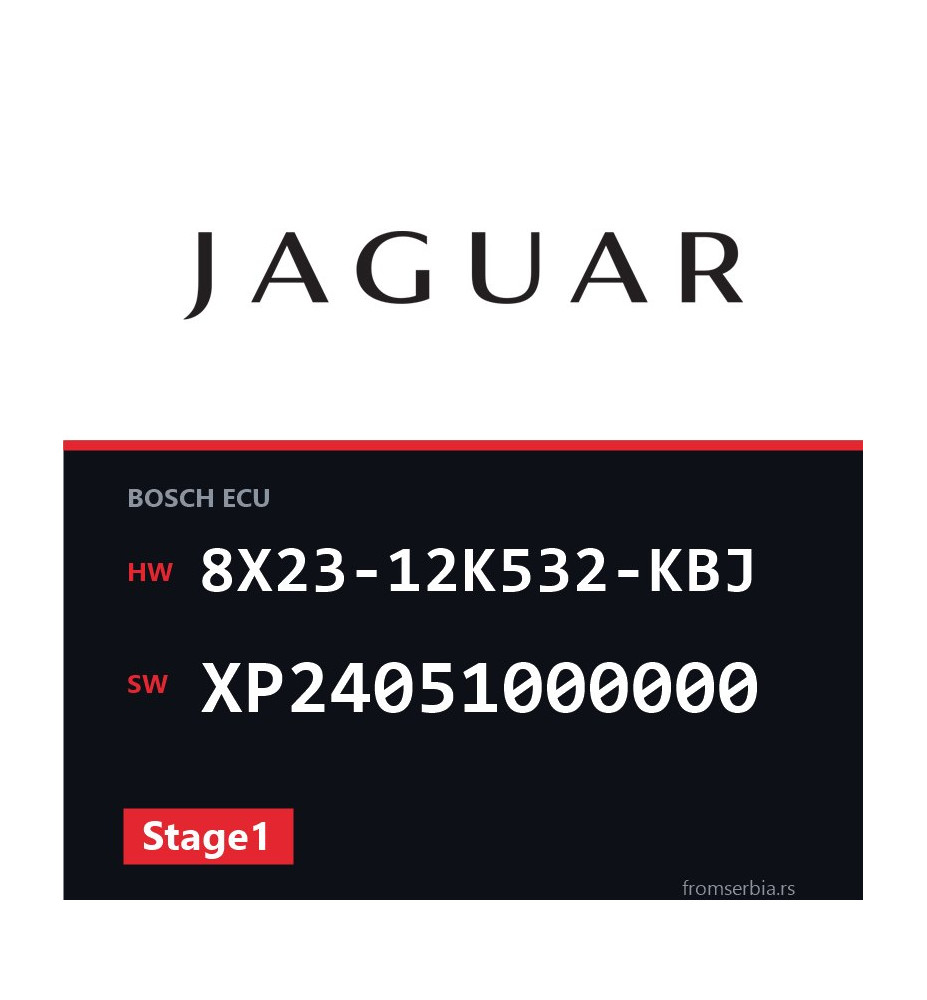 Jaguar XF 8X23-12K532-KBJ XP24051000000 Stage1 tuning file