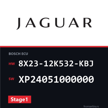 Jaguar XF 8X23-12K532-KBJ XP24051000000 Stage1 tuning file