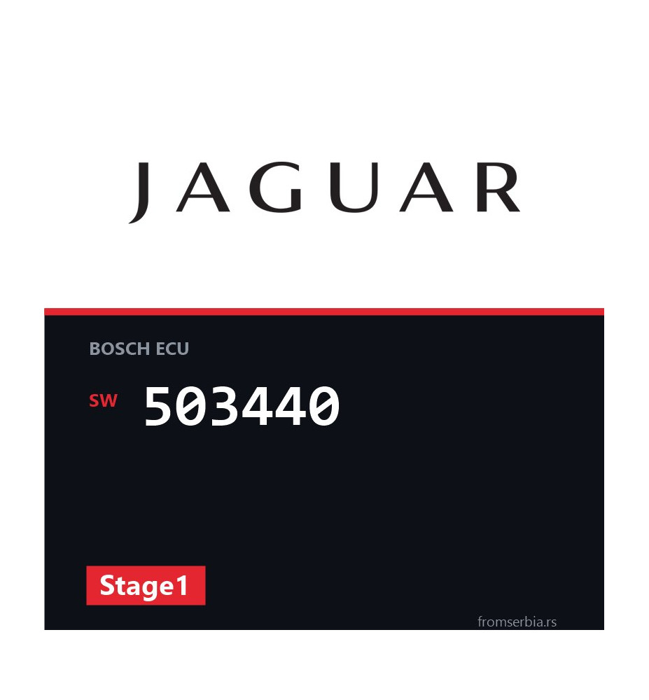 Jaguar XJ 503440 Stage1 tuning file