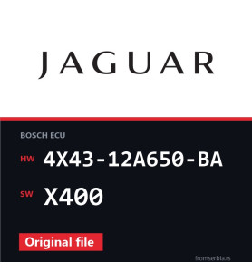 Jaguar X-Type 4X43-12A650-BA X400 original ECU file