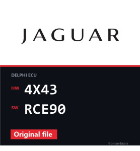 Jaguar X-Type 4X43 RCE90 original ECU file