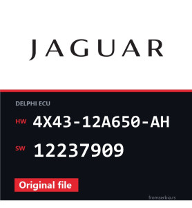 Jaguar X-Type 4X43-12A650-AH 12237909 original ECU file