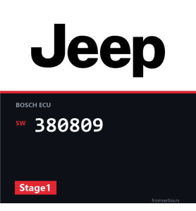 Jeep Cherokee 380809 Stage1 tuning file