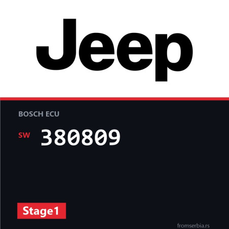 Jeep Cherokee 380809 Stage1 tuning file