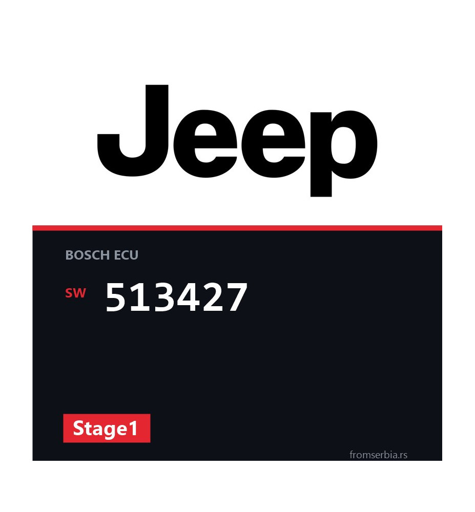 Jeep WRANGLER 513427 Stage1 tuning file