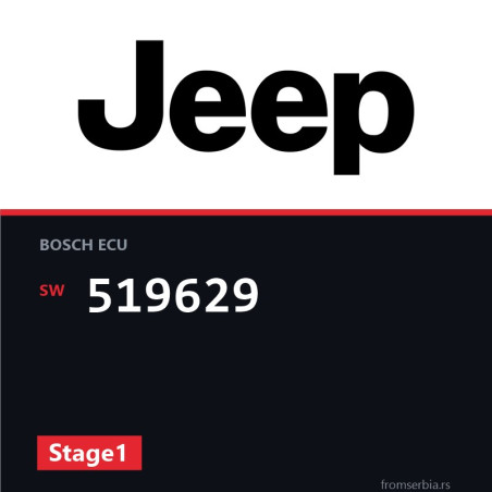 Jeep wrangler 519629 Stage1 tuning file