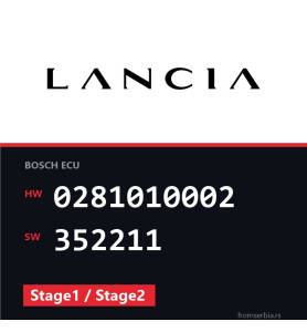 Lancia Lybra 0281010002 352211 Stage1 / Stage2 tuning file