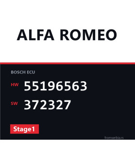 Alfa Romeo 1.9 55196563 372327 Stage1 tuning file