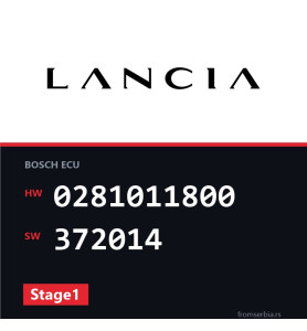Lancia Phedra 0281011800 372014 Stage1 tuning file
