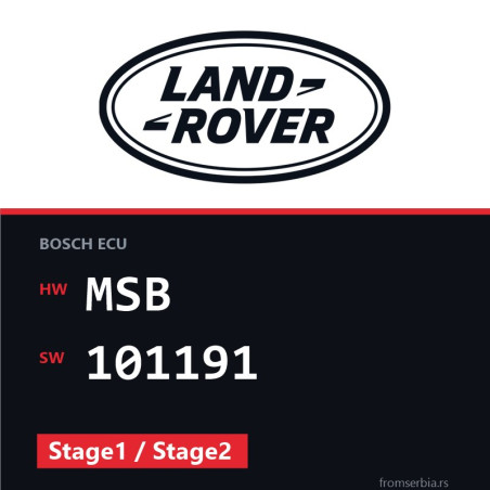 Land Rover Discovery MSB 101191 Stage1 / Stage2 tuning file