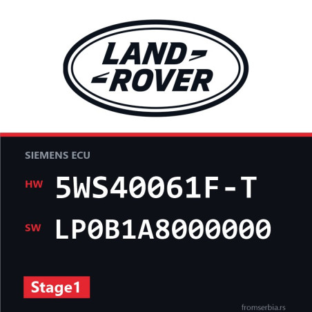 Land Rover Range Rover 5WS40061F-T LP0B1A8000000 Stage1 tuning file