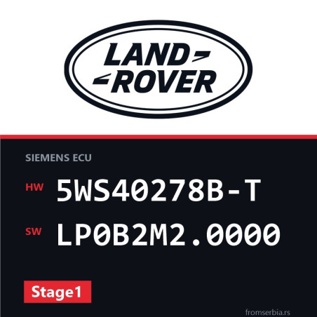 Land Rover Range Rover 5WS40278B-T LP0B2M2.0000 Stage1 tuning file