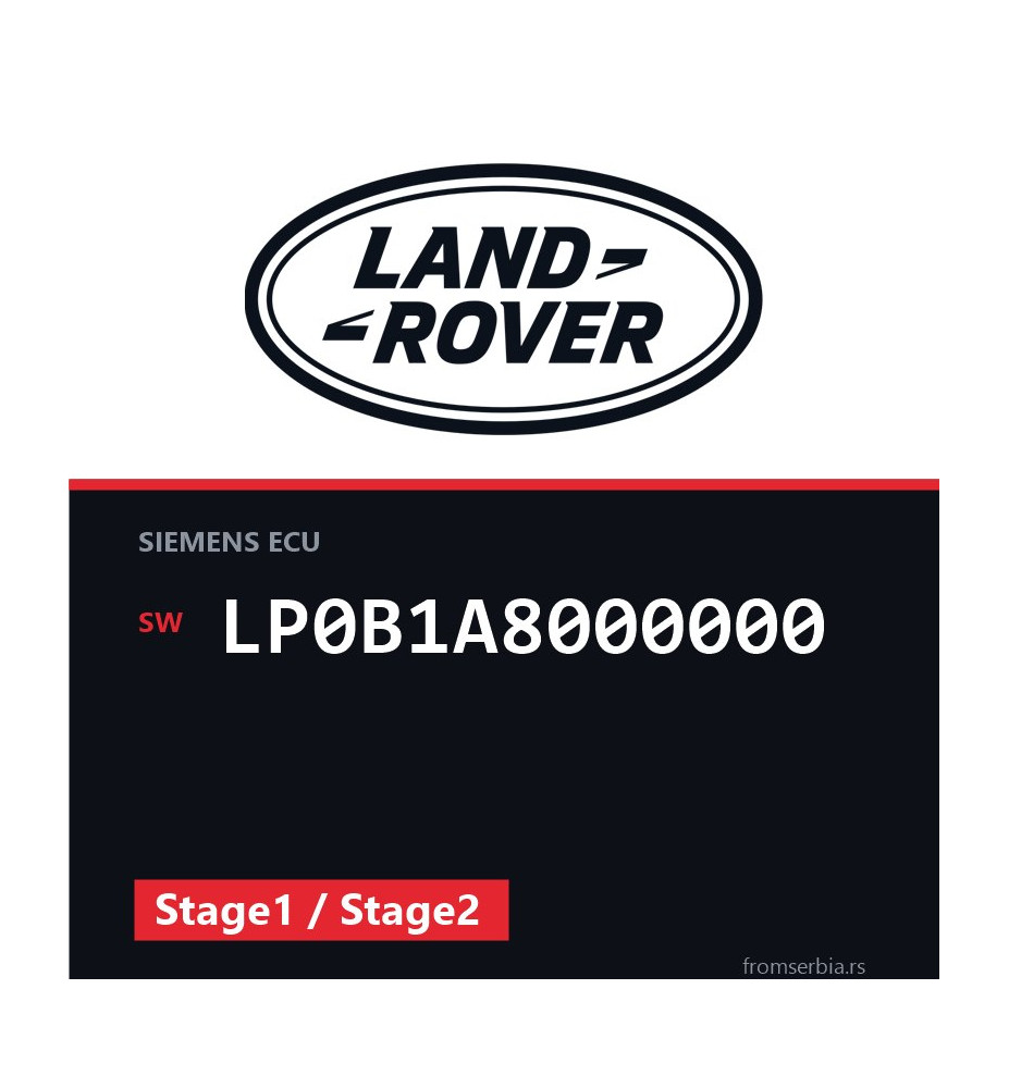 Land Rover Discovery LP0B1A8000000 Stage1 / Stage2 tuning file