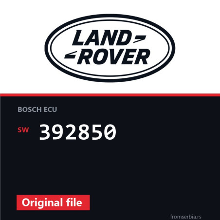 Land Rover Freelander 392850 original ECU file