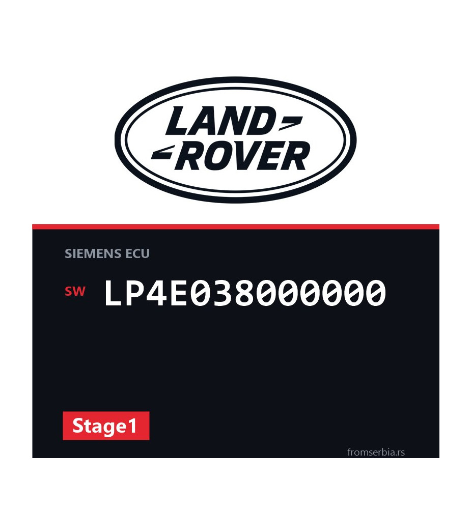 Land Rover Range Rover LP4E038000000 Stage1 tuning file