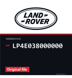 Land Rover Range Rover LP4E038000000 original ECU file