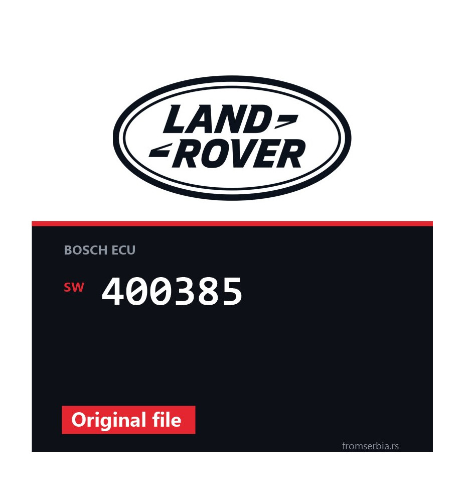 Land Rover Freelander 400385 original ECU file