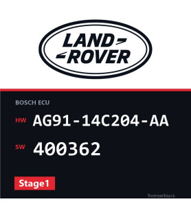 Land Rover Freelander AG91-14C204-AA 400362 Stage1 tuning file
