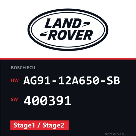 Land Rover AG91-12A650-SB 400391 Stage1 / Stage2 file