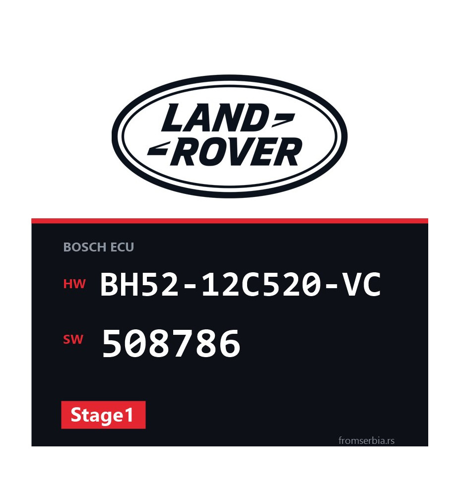 Land Rover Freelander BH52-12C520-VC 508786 Stage1 tuning file