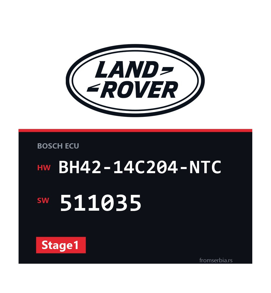 Land Rover Range Rover BH42-14C204-NTC 511035 Stage1 tuning file