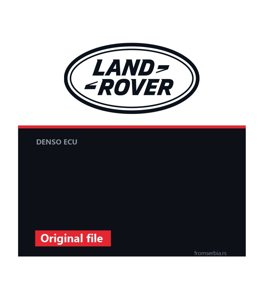 Land Rover Range Rover original ECU file