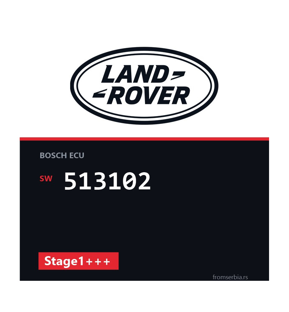 Land Rover RANGEROVER 513102 Stage1+++ tuning file