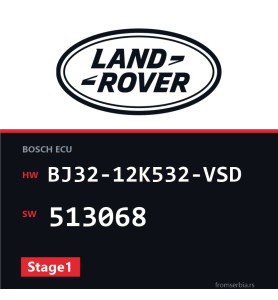 Land Rover Range Rover BJ32-12K532-VSD 513068 Stage1 tuning file