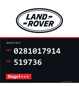 Land Rover 3.0 0281017914 519736 Stage1+++ tuning file