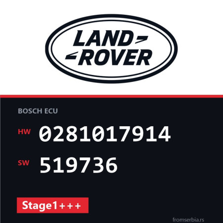 Land Rover 3.0 0281017914 519736 Stage1+++ tuning file
