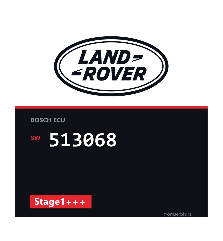 Land Rover evoque 513068 Stage1+++ tuning file