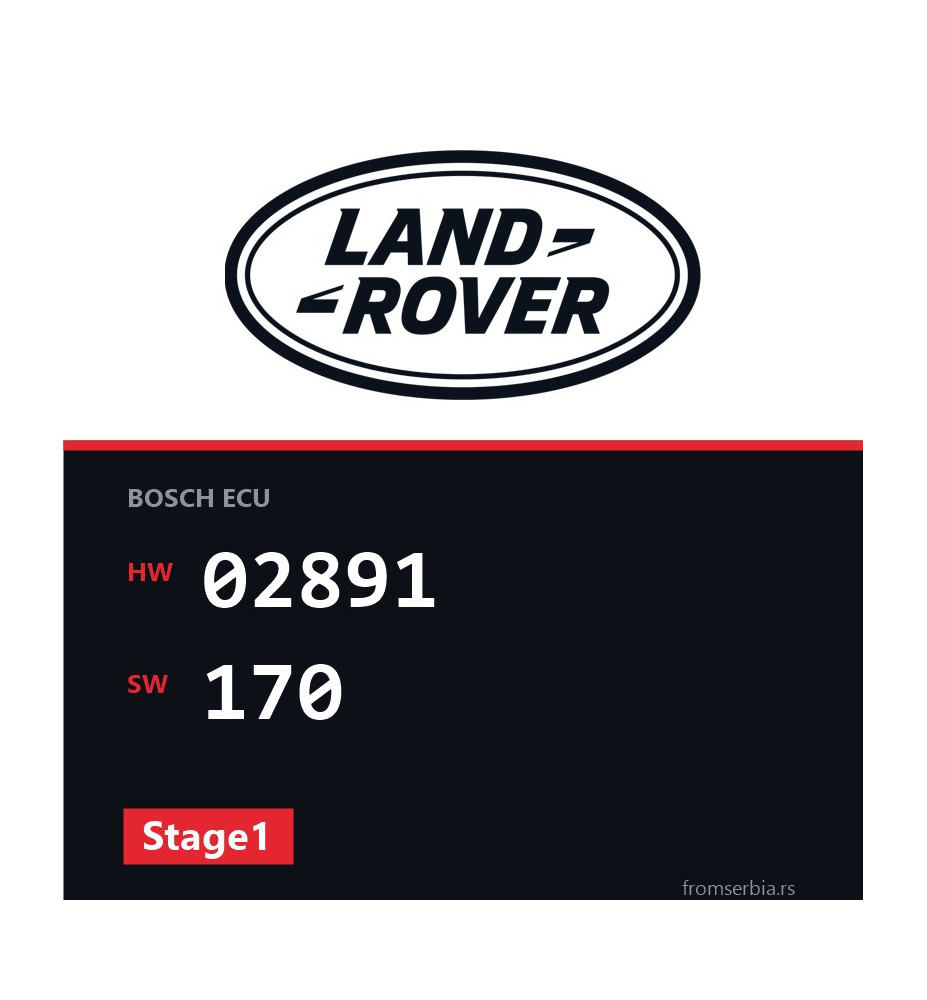 Land Rover Defender 02891 170 Stage1 tuning file