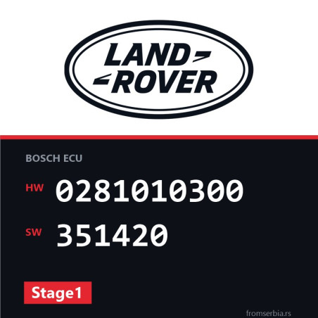 Land Rover Freelander 0281010300 351420 Stage1 tuning file