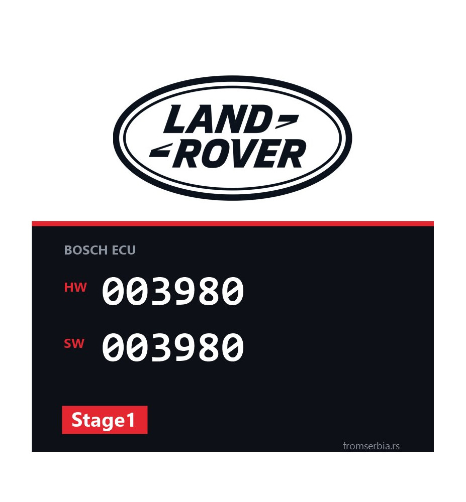 Land Rover Defender 003980 003980 Stage1 tuning file