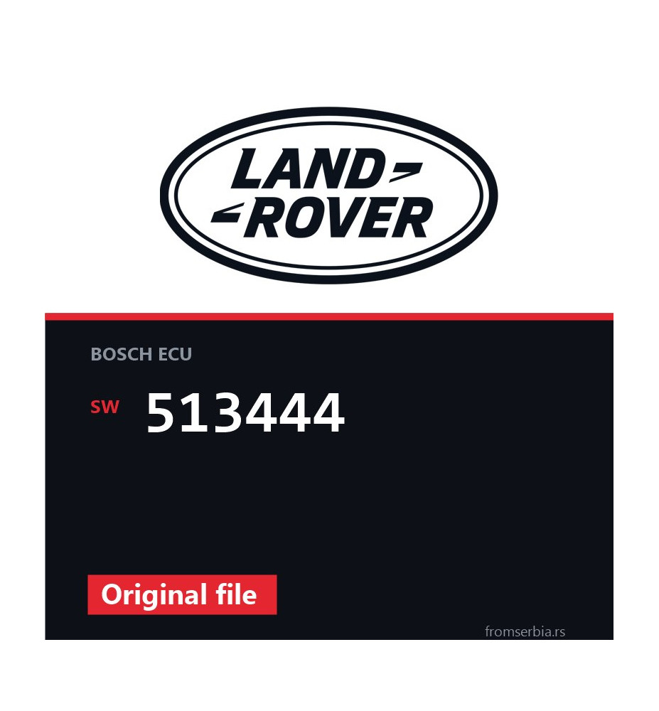 Land Rover Range Rover 513444 original ECU file