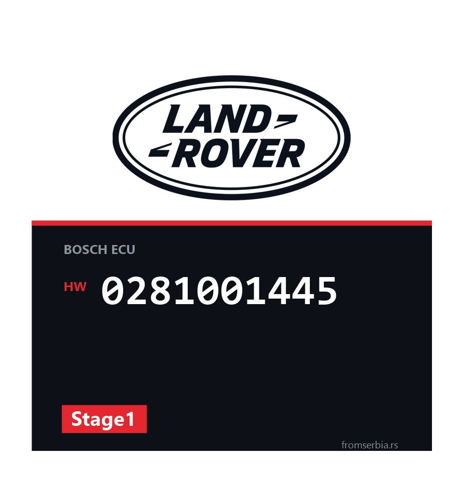 Land Rover Range Rover 0281001445 Stage1 tuning file
