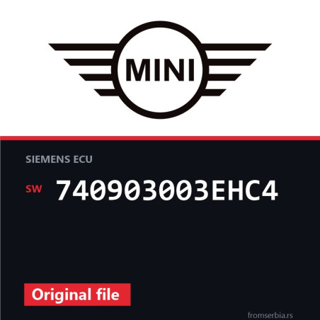 Mini Cooper 740903003EHC4 original ECU file