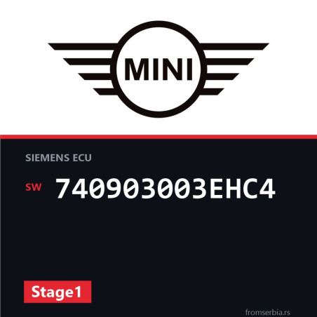 Mini Cooper 740903003EHC4 Stage1 tuning file