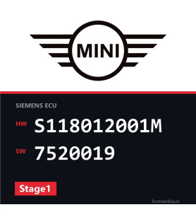Mini One S118012001M 7520019 Stage1 tuning file
