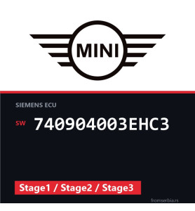 Mini Cooper 740904003EHC3 Stage1 / Stage2 / Stage3 tuning file
