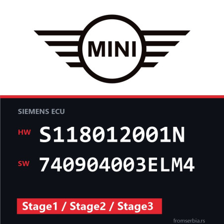 Mini S118012001N 740904003ELM4 Stage1 / Stage2 / Stage3 file