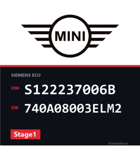 Mini One S122237006B 740A08003ELM2 Stage1 tuning file