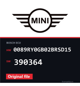 Mini Cooper 0089RY0GB02BRSD15 390364 original ECU file